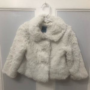 Old Navy faux fur coat